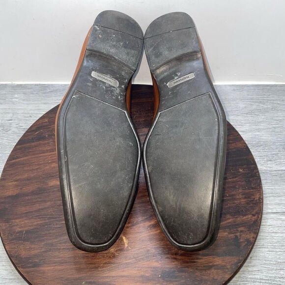 Magnanni Brown Leather Loafers - Picture 9 of 12